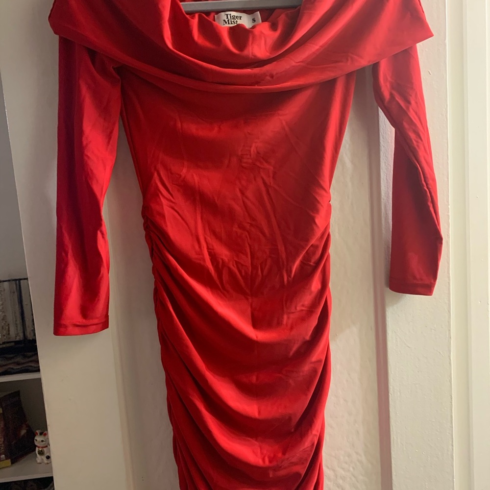 Tiger mist move over mini dress in red - Picture 3 of 4